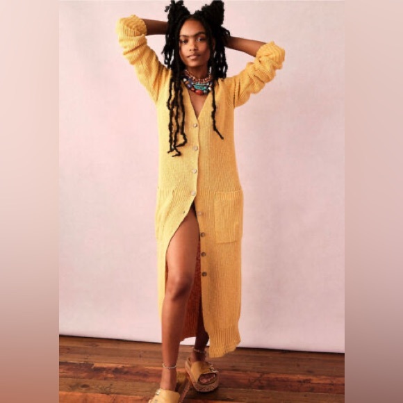 NWT ☀️ FREE PEOPLE It’s alright Cardigan - Picture 3 of 10